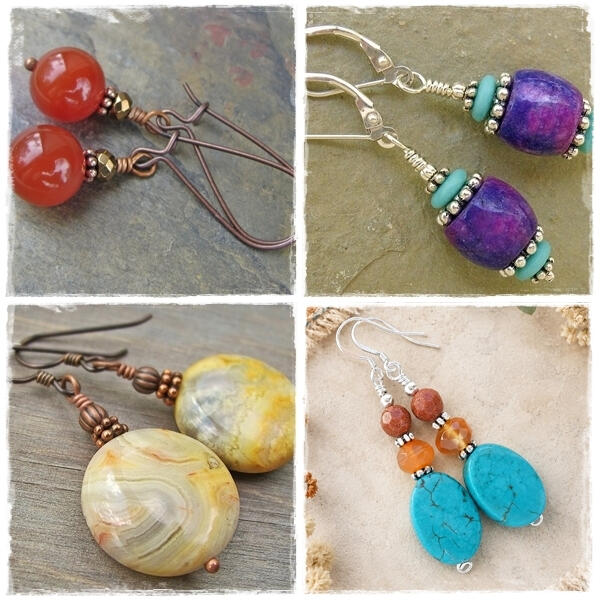 Handcrafted Gemstone Earrings By Kachina Designs Jewelry Handcrafted Gemstone Earrings By Kachina Designs Jewelry
